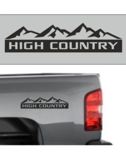 Chevrolet Silverado High Country Decal Sticker 12 x3