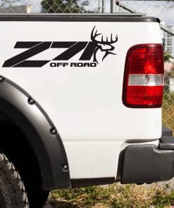 Chevy Z71 off road deer antler 4x4 decal sticker