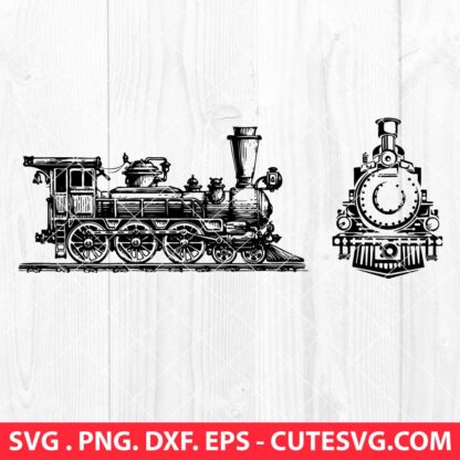 Train SVG, Vintage Train SVG, Train Clipart, Train Vector, Train Design ...