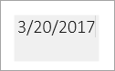 A gray box indicates an editable date field