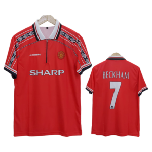 Manchester United 1998 David Beckham retro jersey