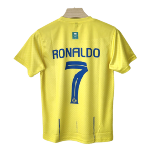 Al Nassr 2023-24 Cristiano Ronaldo home jersey product number 7 printed