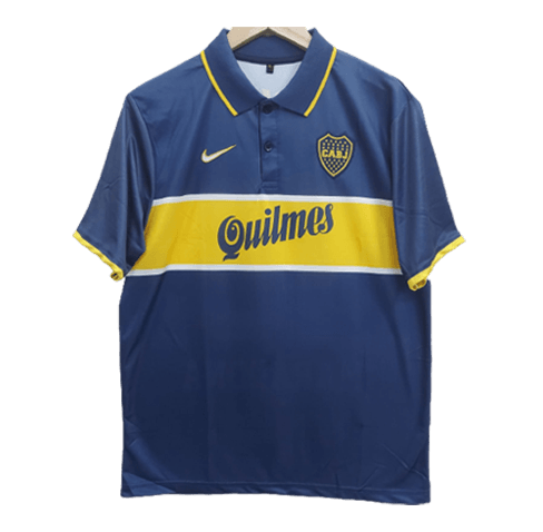 Maradona Boca Juniors 1997-98 retro jersey number 10 printed front