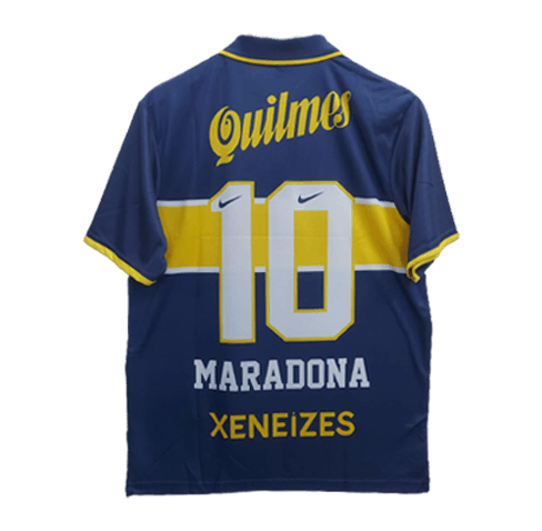 Maradona Boca Juniors 1997-98 retro jersey number 10 printed