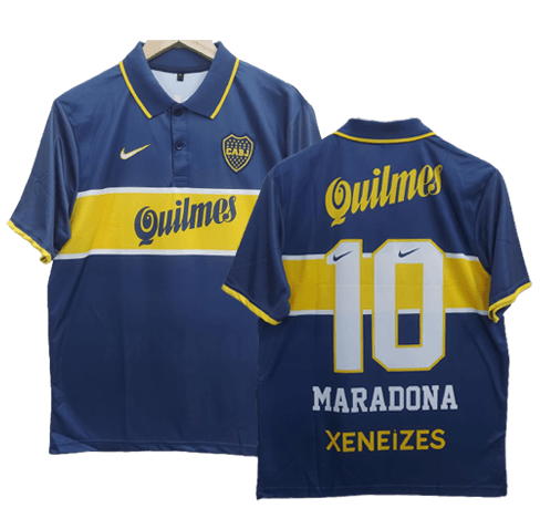 Maradona Boca Juniors 1997-98 retro jersey