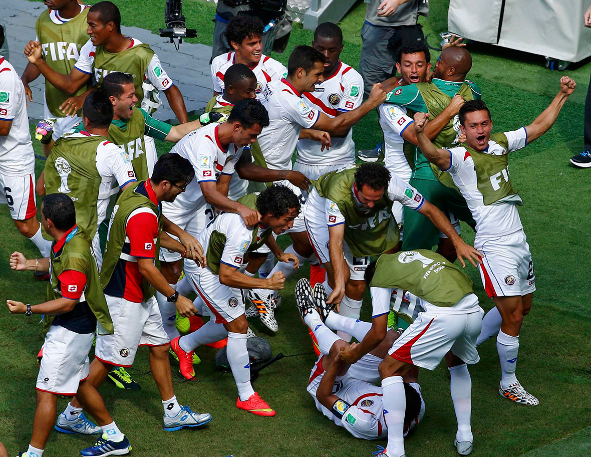 world cup goal celebration costa rica