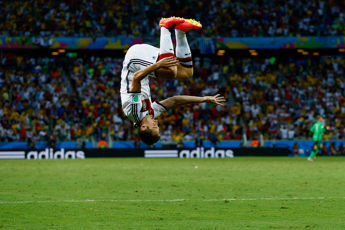 world cup goal celebration klose germany