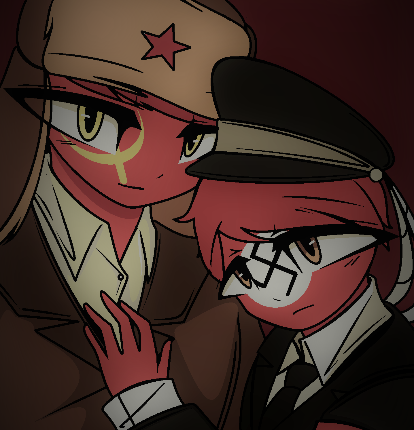 USSR X Third Reich Countryhumans Smut