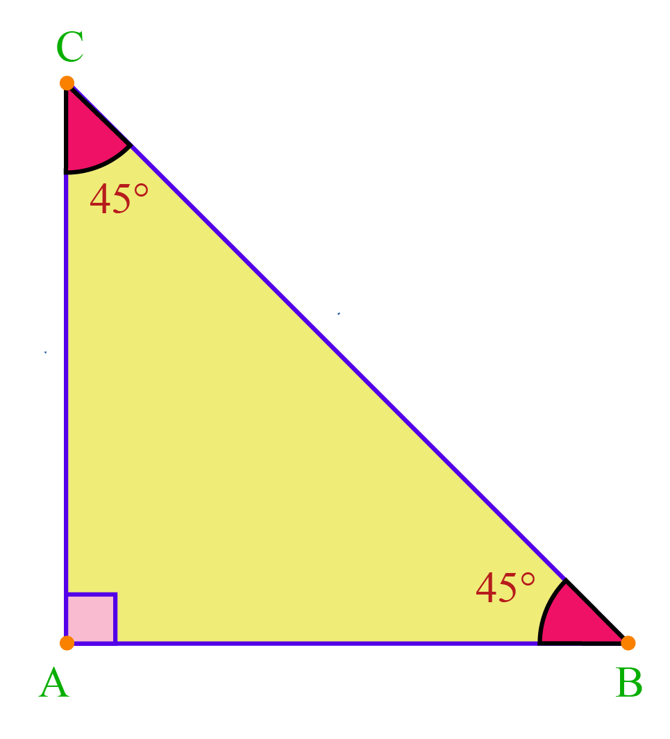 Right Angle Triangle Dimensions