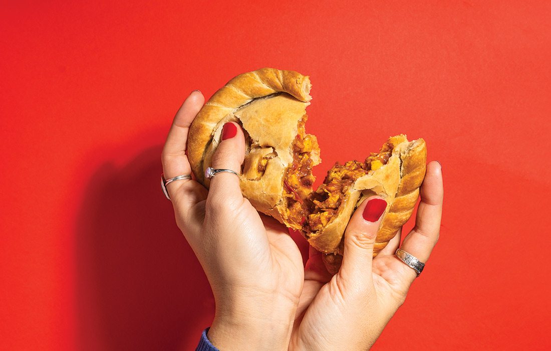 Chicken Tikka Pasty from London Calling Pasty Company, Springfield, MO.