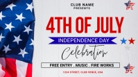 4th of july Digital Display (16:9) template