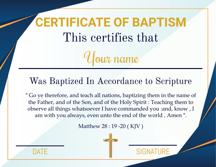 Pentecostal Baptism Certificate - prntbl.concejomunicipaldechinu.gov.co