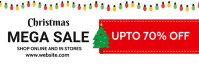 Christmas,Christmas sale,boxing day sale Tumblr Banner template