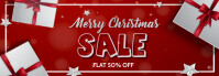 Christmas,new year,event,sale Tumblr Banner template