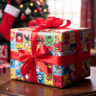 Christmas box gift Instagram Post template