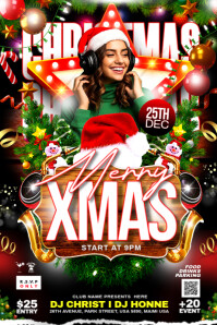 Christmas party Tumblr Graphic template