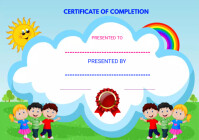 CHURCH CERTIFICATE A5 template