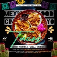 Cinco de Mayo Menu Instagram template