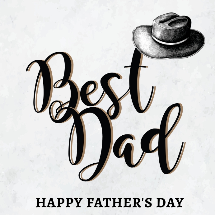 Father's day Lettered Template | PosterMyWall