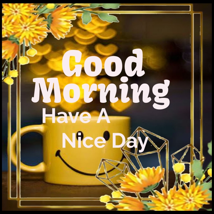 Good Morning instagram post Template | PosterMyWall