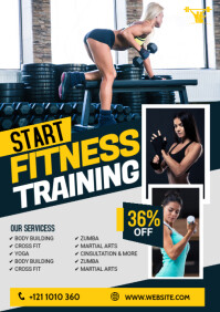 Gym Flyer A2 template