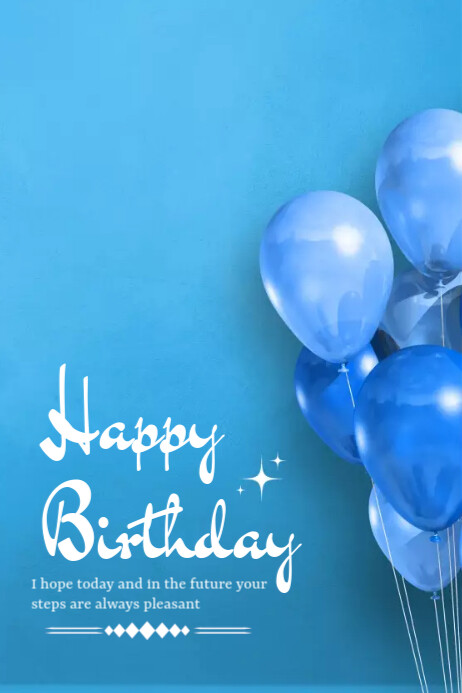 Happy Birthday Poster Template | PosterMyWall