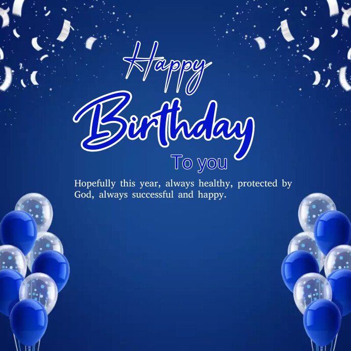 Happy birthday poster online Greeting Cards Template | PosterMyWall