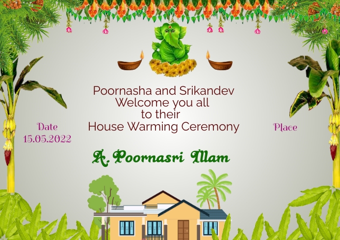 House Warming Invitation Template | PosterMyWall