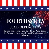 Independence day,event,4th of July,retai Instagram Post template