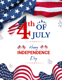 Independence Day Flyer (US Letter) template