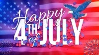 Joyful Happy 4th July  Digital Display (16:9) template