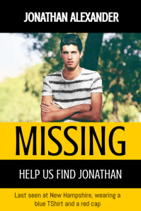 Missing Person Alert Poster template