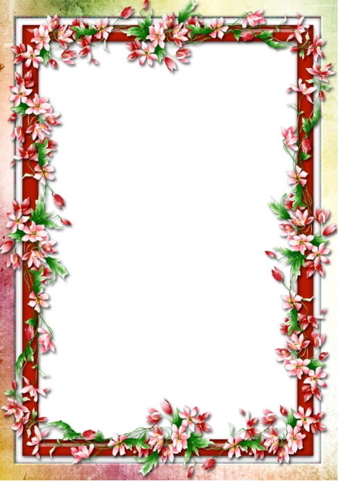 multicolored floral border Template | PosterMyWall