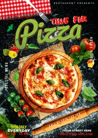 PIZZA A6 template