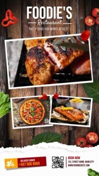 Restaurant Menu Instagram Story template