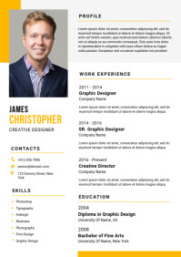 Resume/CV Template A4