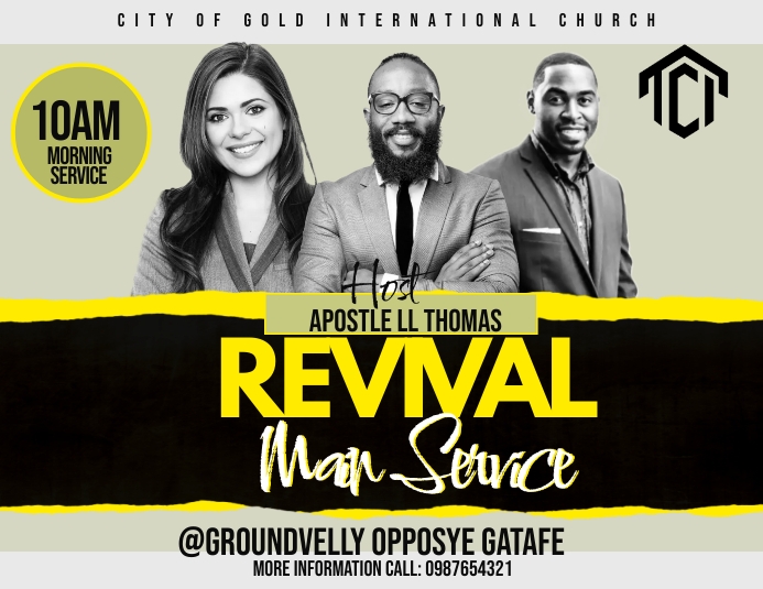 revival Flyer (US Letter) template