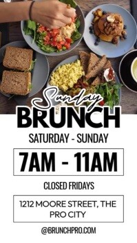 Sunday Brunch Instagram Story template