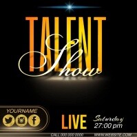 talent show ad template Instagram Post