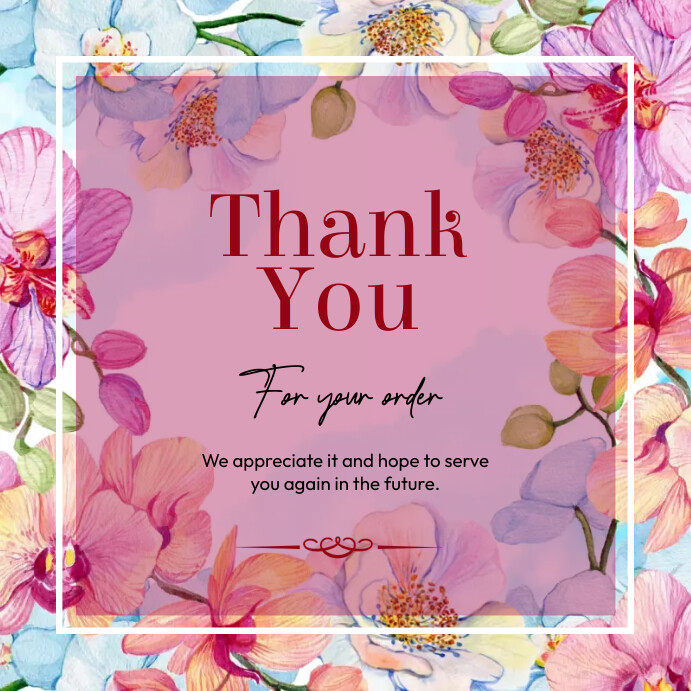 Thank you Template | PosterMyWall