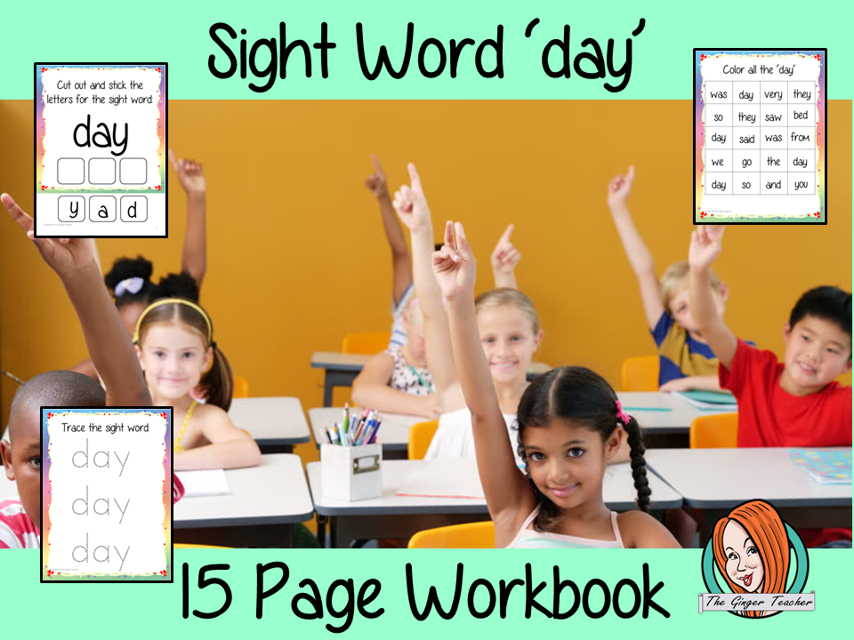 Sight Word ‘Day’ 15 Page Workbook