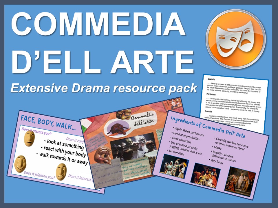 Commedia D'ell Arte: Extensive Drama resource pack