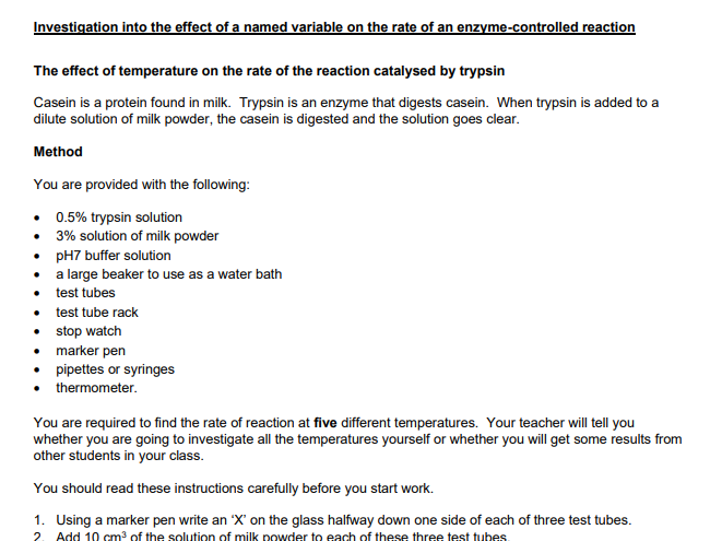 AQA A-Level Biology Required Practicals | Teaching Resources