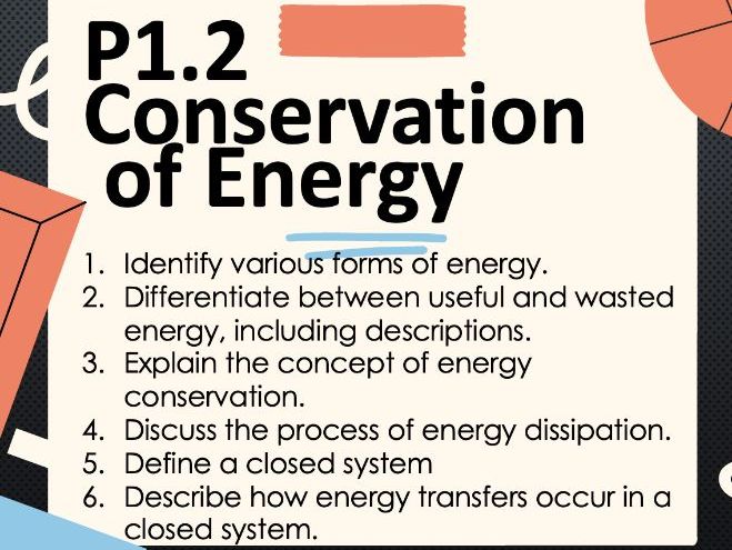 P1.2 Conservation of Energy