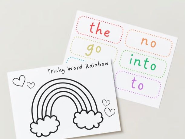 Tricky Word Rainbows