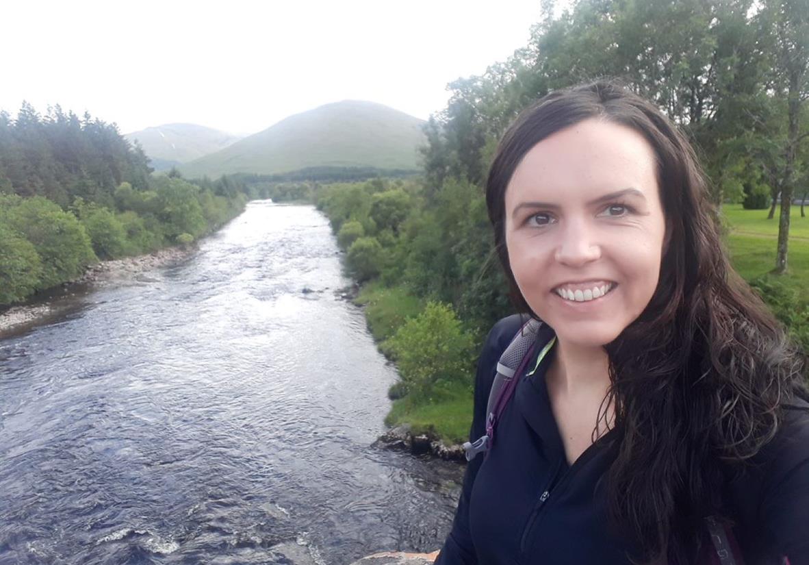 Cara on the West Highland Way