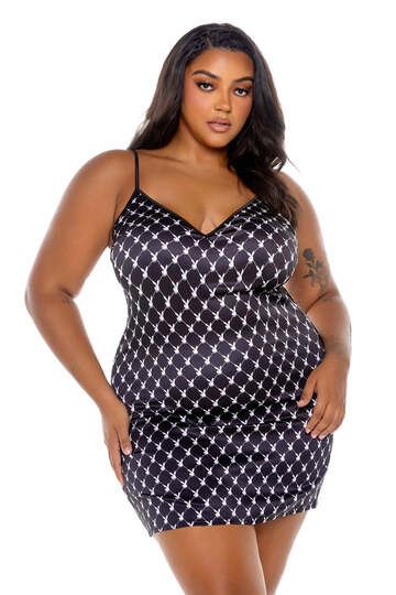 Plus Size Playboy Bunny Lounge Chemise