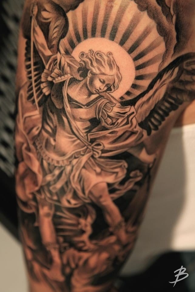 21 St Michael Tattoo Ideas You Have To See To Believe  alexie