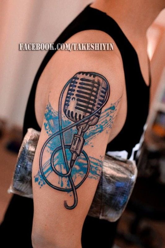 100 Coolest Music Tattoos for Men  Women  The Trend Spotter