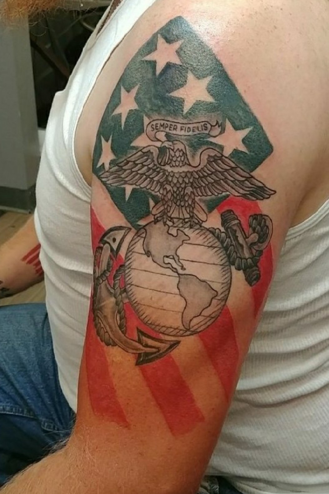 Eagle Globe and Anchor tattoo by thoughtcorrosion on DeviantArt